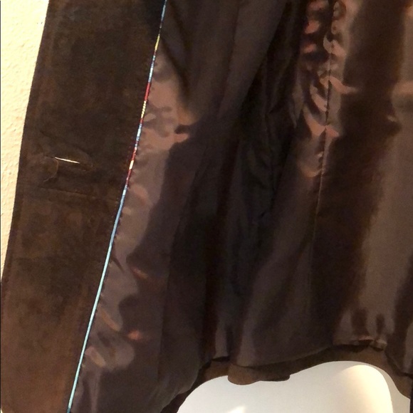 XL Bernardo Brown Leather Jacket - Picture 6 of 8